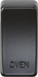 Knightsbridge MLA GDOVENMB Switch cover "marked OVEN" - matt black