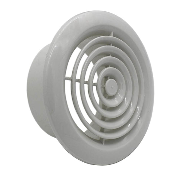 Circular Ceiling Grille 100mm White