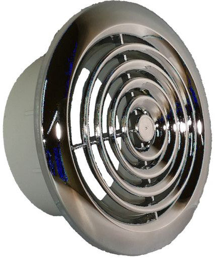 Circular Ceiling Grille 150mm Chrome