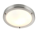 Saxby 12421 Portico satin Nickel IP44 40W