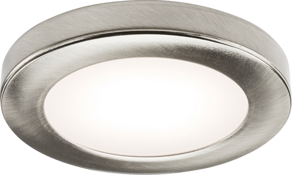 Knightsbridge MLA UNDK3BCWW UNDKIT Single 2.5W LED Dimmable Under Cabinet Light in Brushed Chrome - 3000K