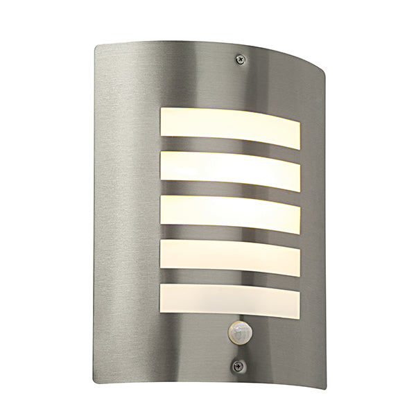 Saxby ST031FPIR 60W Bianco PIR 1-Light  Wall Fitting