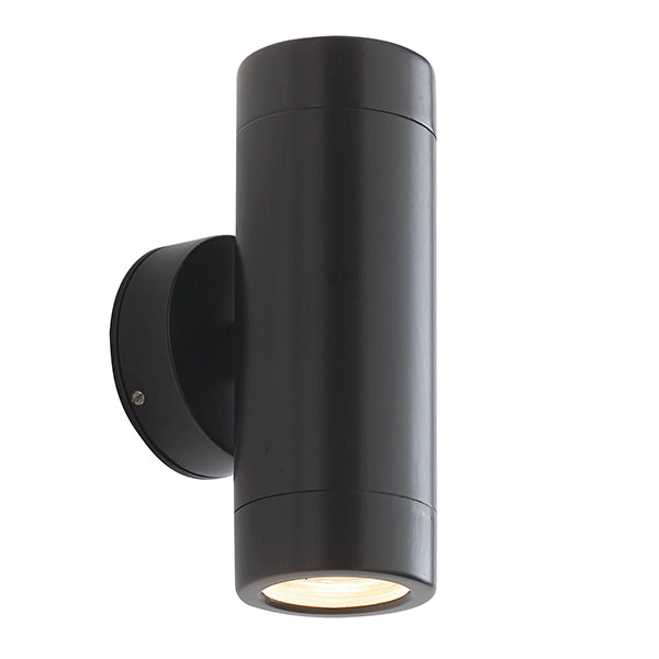 Saxby ST5008BK 7W Odyssey Black 2-Light Wall Light