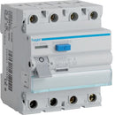 Hager CDA425U 25A, 4-Pole, 30mA A-Class RCCB