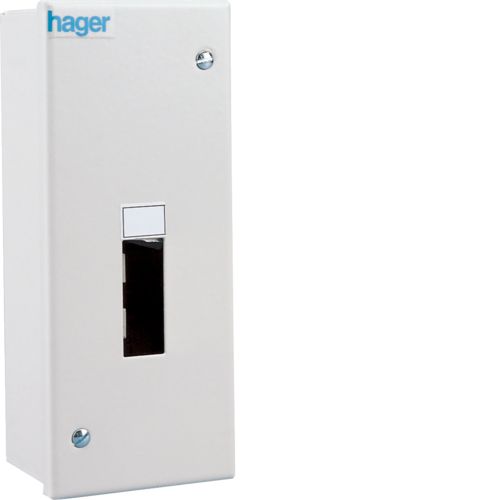 Hager IU2 2 Module DIN Rail Box