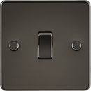 Knightsbridge MLA FP1200GM Flat Plate 10AX 1G Intermediate Switch - Gunmetal