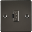 Knightsbridge MLA FP6000GM Flat Plate 13A fused spur unit - gunmetal