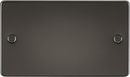 Knightsbridge MLA FP8360GM Flat Plate 2G blanking plate - gunmetal
