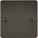 Knightsbridge MLA FP8350GM Flat Plate 1G blanking plate - gunmetal