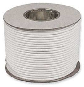 Ventcroft FP2C4.0E-White 100m Roll of Fire-proof, 2 Core and Earth, 4.0mm² Conductor Cable