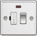 Knightsbridge MLA CL63NPC 13A Switched Fused Spur Unit with Neon - Rounded Edge Polished Chrome