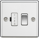 Knightsbridge MLA CL63PC 13A Switched Fused Spur Unit - Rounded Edge Polished Chrome