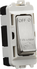 Knightsbridge MLA GDM020BC 10A Fan Isolator Module - Brushed Chrome