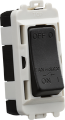 Knightsbridge MLA GDM020MB 10A Fan Isolator Module - Matt Black