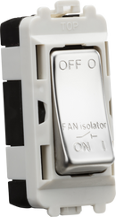 Knightsbridge MLA GDM020PC 10A Fan Isolator Module - Polished Chrome