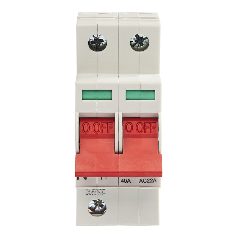 Crabtree 40-MI2 40A DP Main Switch