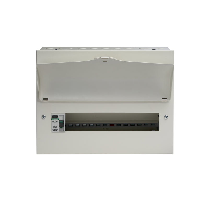 Crabtree 513-313B 13 Way Consumer Unit RCD Incomer 100A 30mA