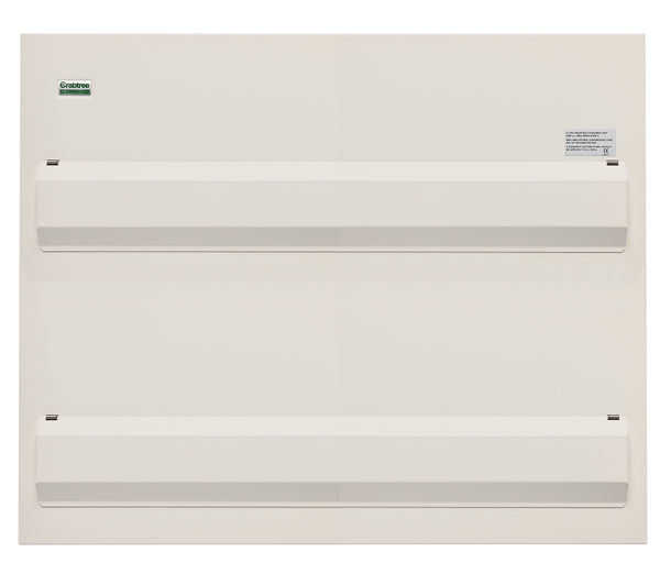 Crabtree 540-DFLA Consumer Unit Flush Lid Assembly, 40 Module