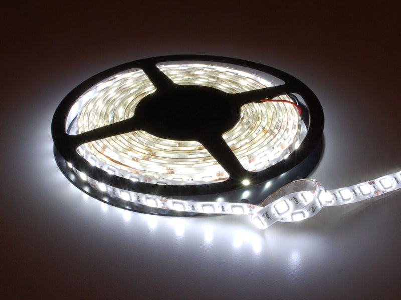 Waterproof LED Strip Cool White, 5M, 120LED-M (4000K12V-3528-600-5M)