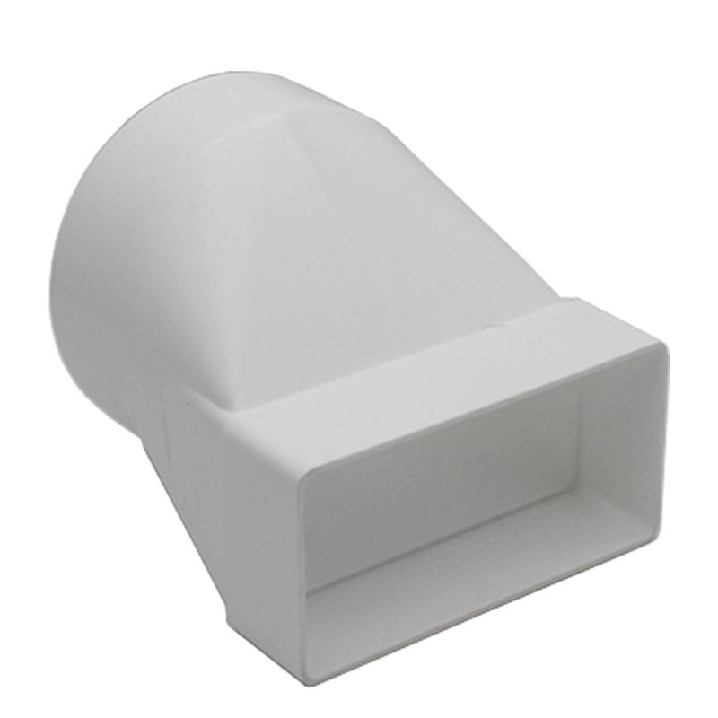 Short to Round Rectangular Adaptor 100mm to 110mm x 54mm (Male)