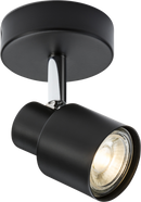 Knightsbridge MLA CSP1MB 230V GU10 Single Spotlight - Matt Black