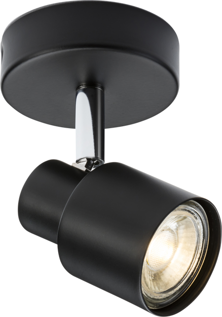 Knightsbridge MLA CSP1MB 230V GU10 Single Spotlight - Matt Black