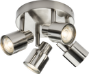 Knightsbridge MLA CSP3BC 230V GU10 Quad Spotlight - Brushed Chrome