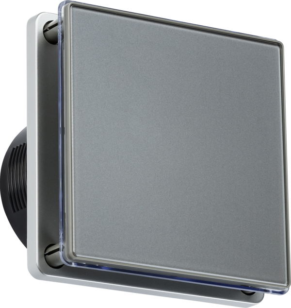 Knightsbridge MLA EX006T 100mm/4 inch LED Backlit Extractor Fan with  Overrun Timer - Grey