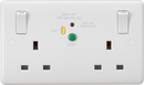 Knightsbridge MLA CU9RCD 13A 2G DP RCD Switched Socket - 30mA (Type A)