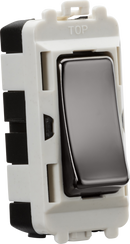 Knightsbridge MLA GDM001BN 20AX 2 way SP grid module - black nickel