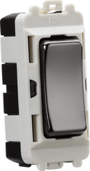 Knightsbridge MLA GDM004BN 20AX 2 way SP module (centre off) - black nickel