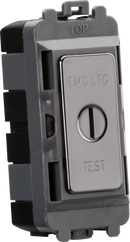 Knightsbridge MLA GDM008BN 20AX DP key module (marked EMG LTG TEST) - black nickel