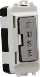 Knightsbridge MLA GDM011BN 13A fused module - black nickel