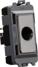 Knightsbridge MLA GDM012BN Flex outlet module (up to 10mm) - black nickel