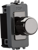 Knightsbridge MLA GDM022BN 6A 1G 2-way Dummy Dimmer Module - black nickel