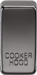 Knightsbridge MLA GDCOOKBN Switch cover "marked COOKER HOOD" - black nickel