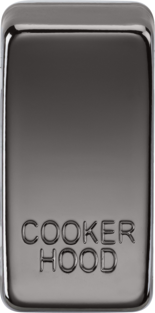 Knightsbridge MLA GDCOOKBN Switch cover "marked COOKER HOOD" - black nickel