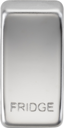 Knightsbridge MLA GDFRIDGEPC Switch cover "marked FRIDGE" - polished chrome