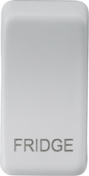 Knightsbridge MLA GDFRIDGEMW Switch cover "marked FRIDGE" - matt white