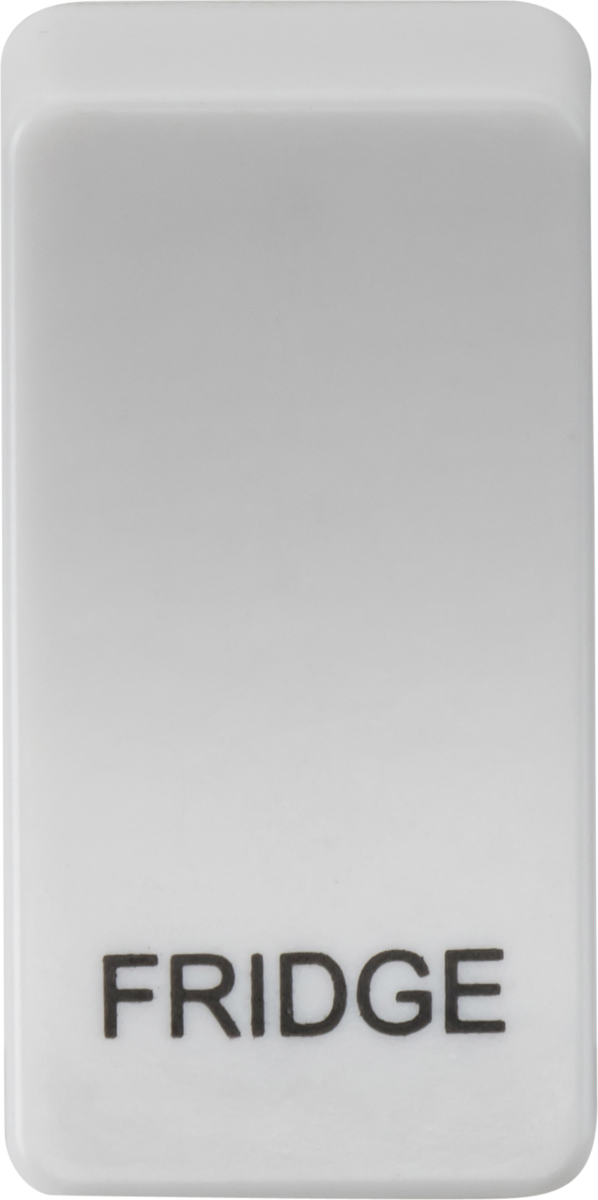 Knightsbridge MLA GDFRIDGEU Switch cover "marked FRIDGE" - white