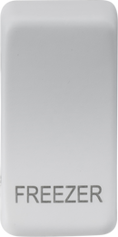 Knightsbridge MLA GDFREEZERMW Switch cover "marked FREEZER" - matt white