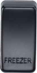 Knightsbridge MLA GDFREEZERMB Switch cover "marked FREEZER" - matt black
