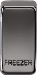 Knightsbridge MLA GDFREEZERBN Switch cover "marked FREEZER" - black nickel
