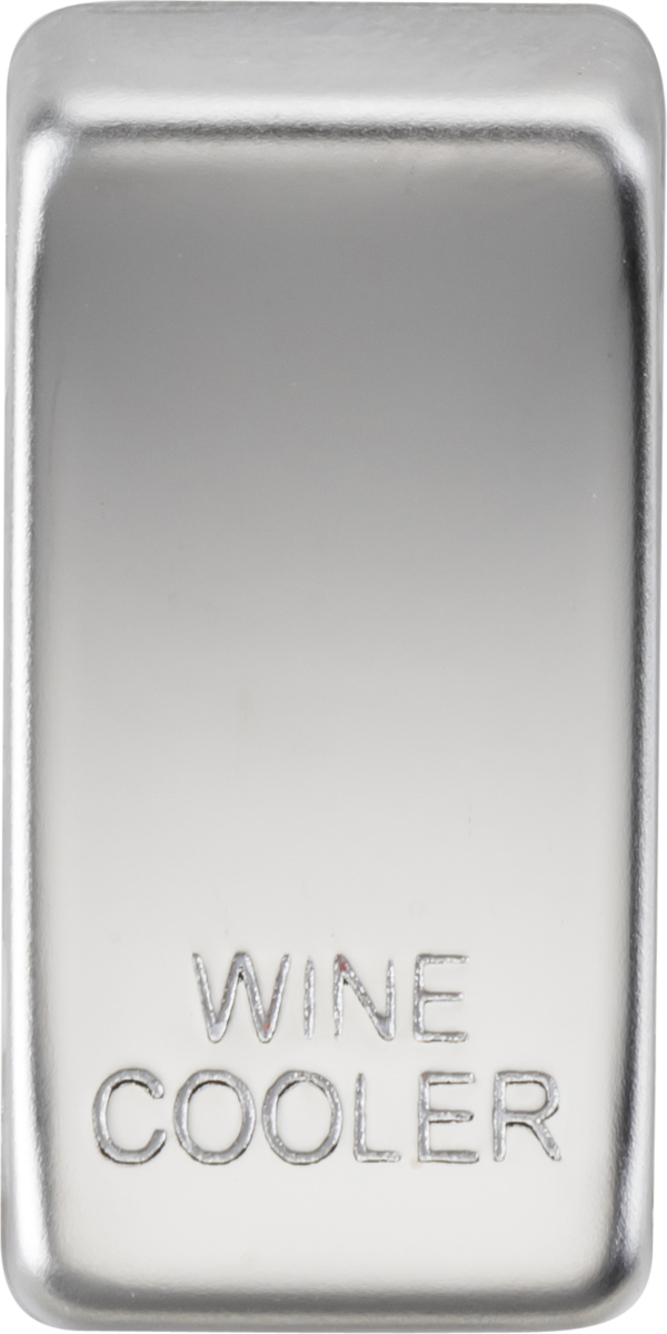 Knightsbridge MLA GDWINEPC Switch cover "marked WINE COOLER" - polished chrome