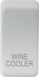 Knightsbridge MLA GDWINEMW Switch cover "marked WINE COOLER" - matt white