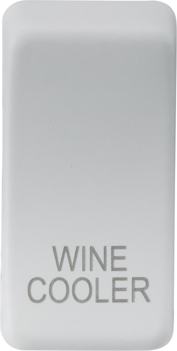 Knightsbridge MLA GDWINEMW Switch cover "marked WINE COOLER" - matt white