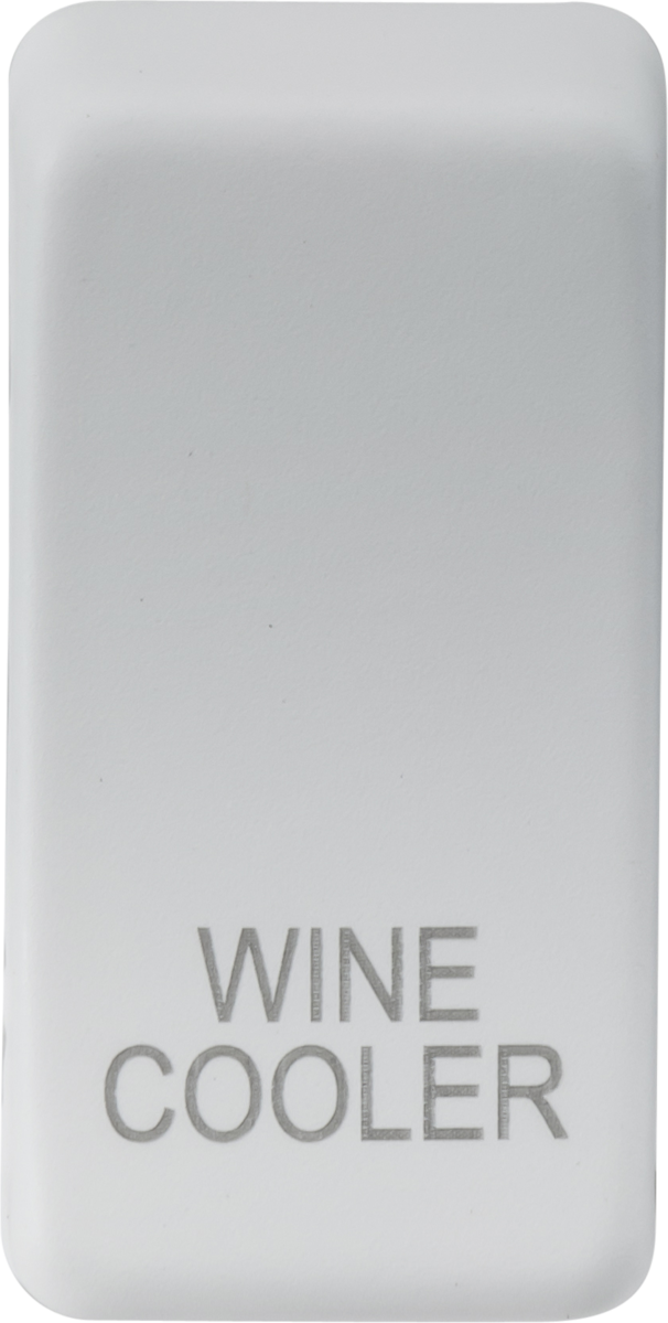 Knightsbridge MLA GDWINEMW Switch cover "marked WINE COOLER" - matt white