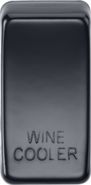 Knightsbridge MLA GDWINEMB Switch cover "marked WINE COOLER" - matt black