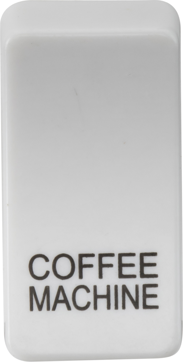 Knightsbridge MLA GDCOFFU Switch cover "marked COFFEE MACHINE" - white