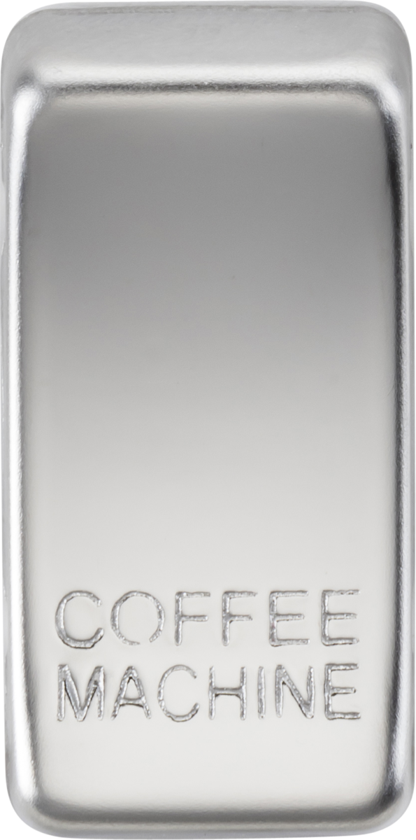 Knightsbridge MLA GDCOFFPC Switch cover "marked COFFEE MACHINE" - polished chrome